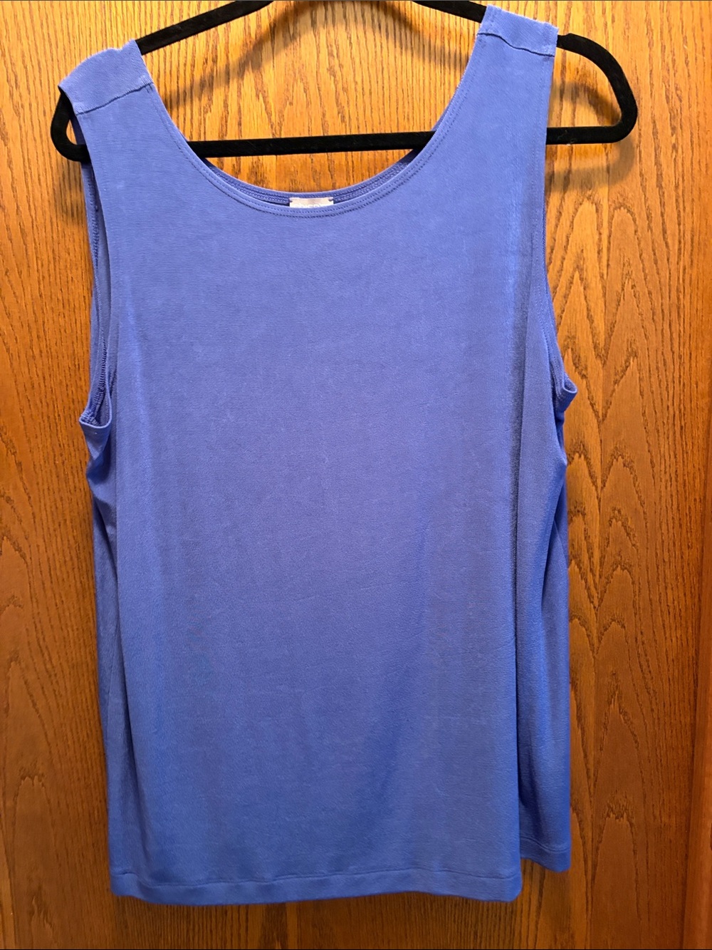 Chico’s Classic Women's Sleeveless Tank Top - Periwinkle Blue